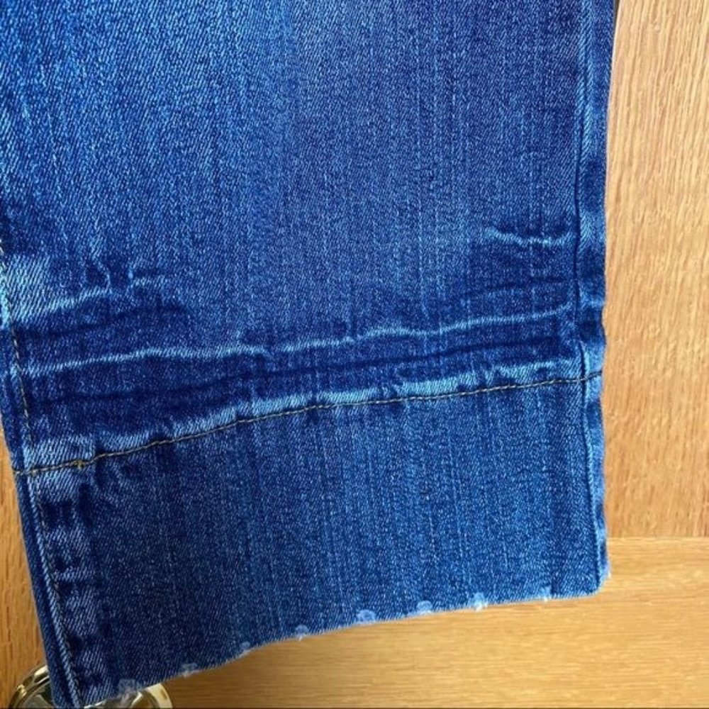 Bisou Bisou Jeans The Stevie Crop Blue Size 12 - Picture 3 of 9